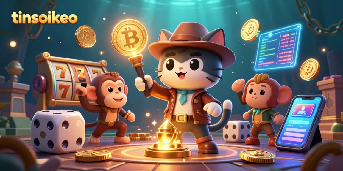 Experience thrilling gameplay with tinsoikeo as a cat archaeologist explores a golden casino artifact.