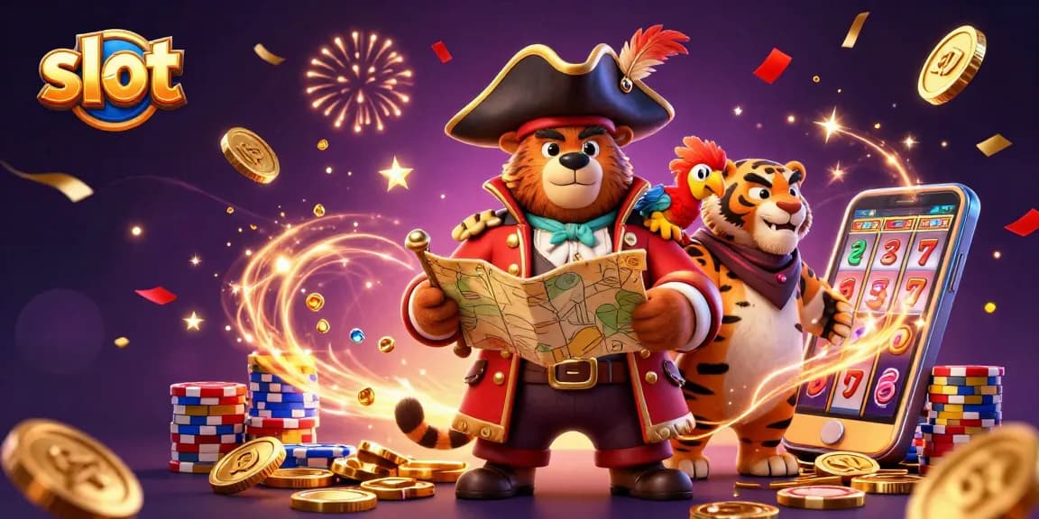Experience the excitement of slot games with vibrant colors and animated characters, showcasing dynamic gameplay.