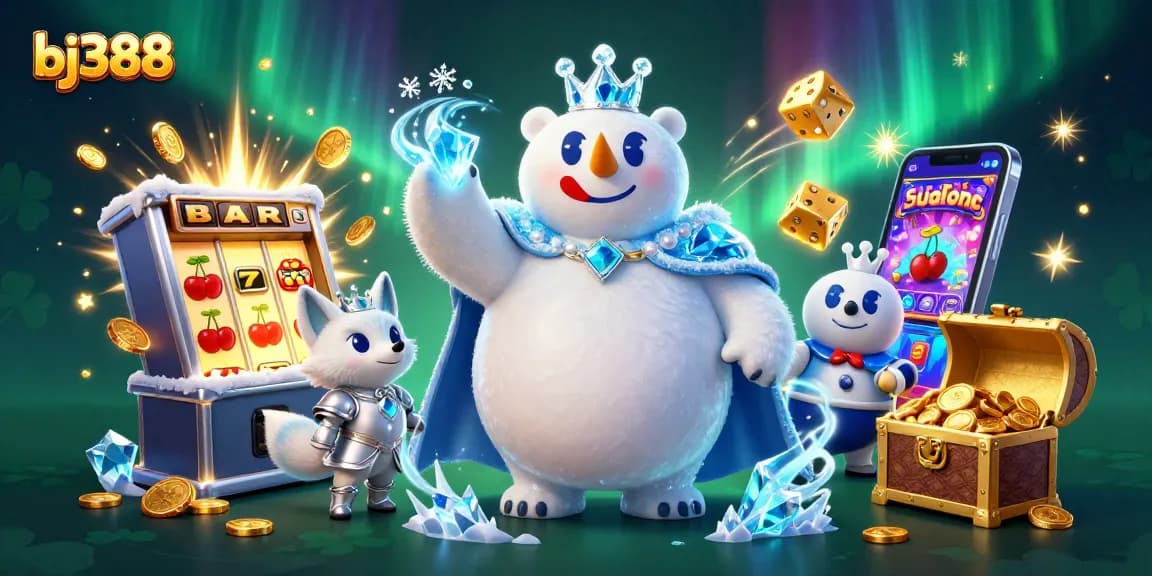 Experience thrilling action at bj388 with a dazzling jackpot explosion and vibrant casino scene.