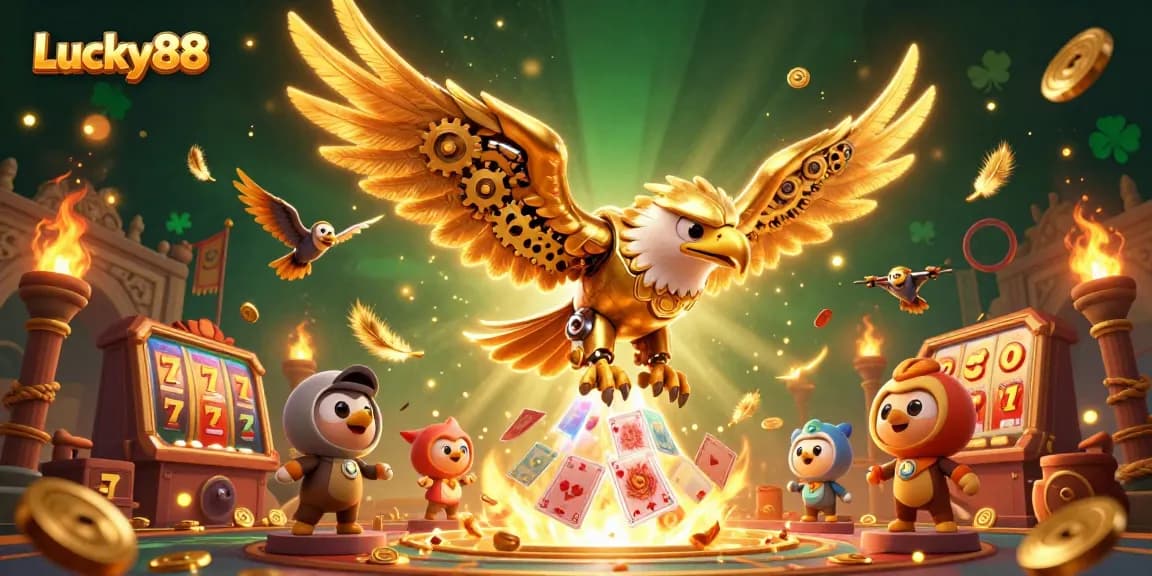 Experience big wins in Lucky88 with vibrant slot visuals and dynamic game elements.
