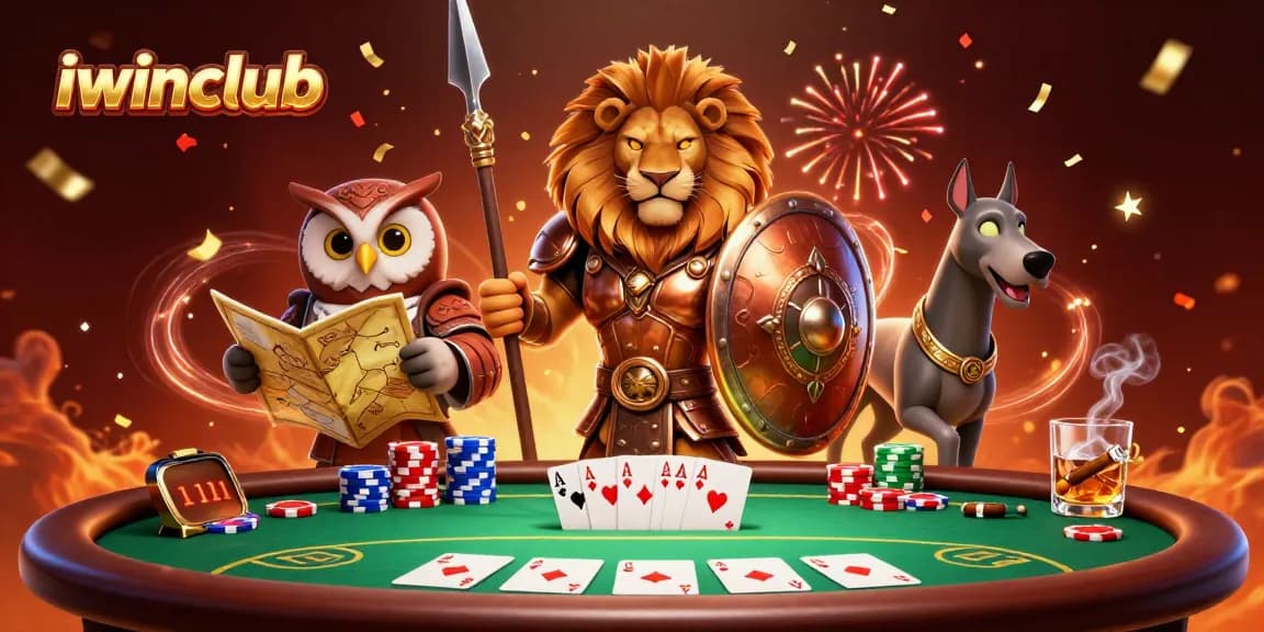 Engage in thrilling strategies with iwinclub’s vibrant casino atmosphere featuring poker action.