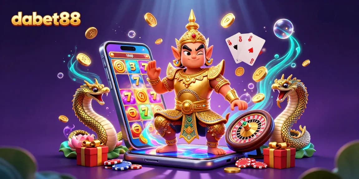 Dabet88 brings excitement in slots with vibrant characters and dynamic gaming elements.