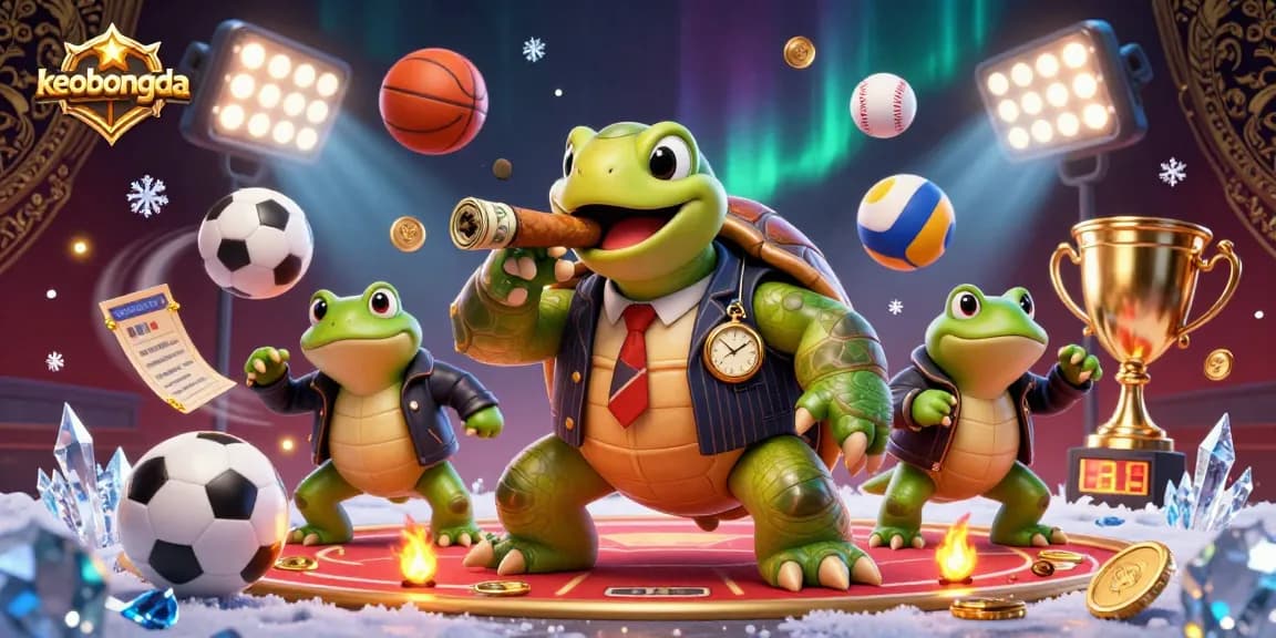 Engage with keobongda's thrilling sports betting scene featuring dynamic characters and elements.