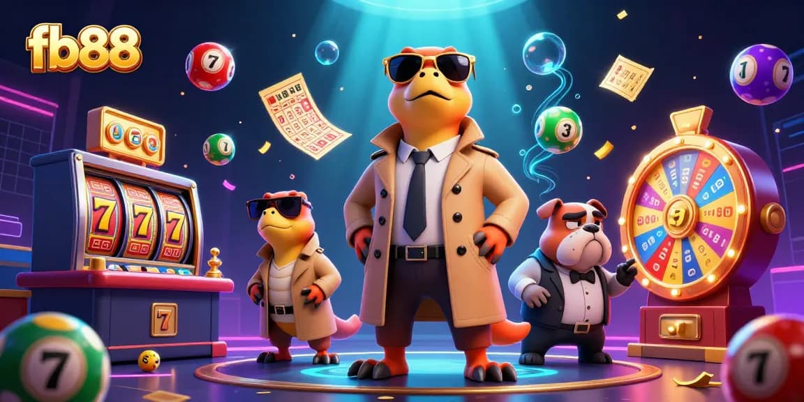 Engage with the thrilling fb88 casino experience featuring animated raptors and vibrant game elements.