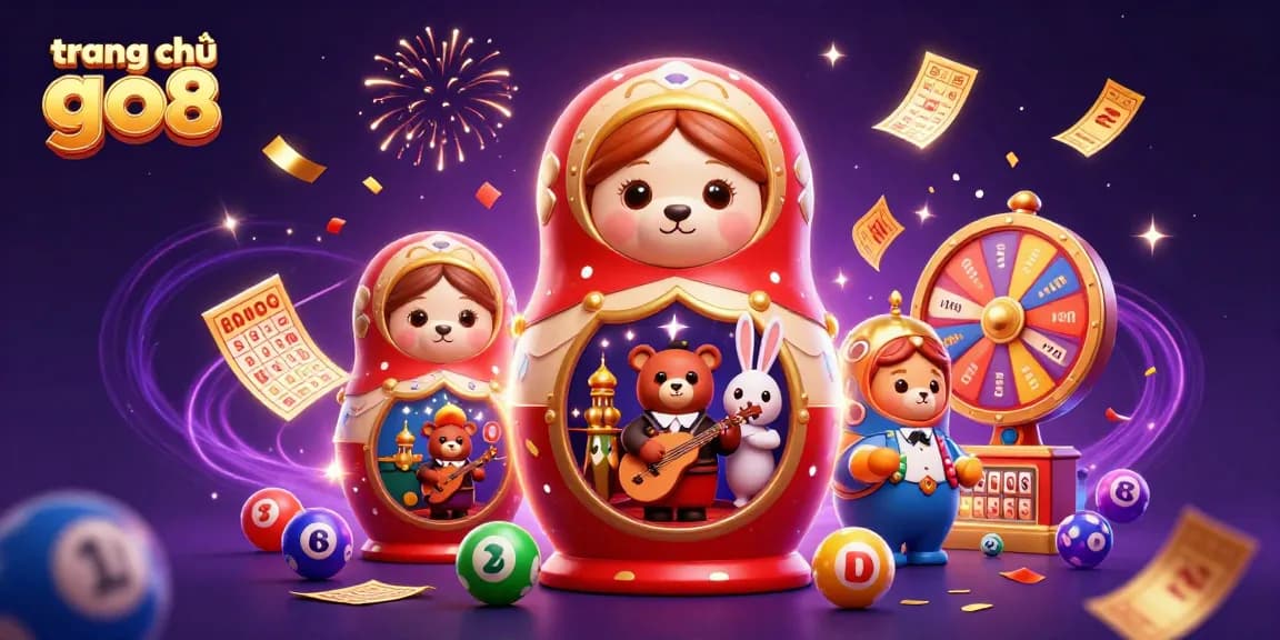 Experience the excitement of trang chủ go8 with vibrant casino-themed characters and dynamic game elements.
