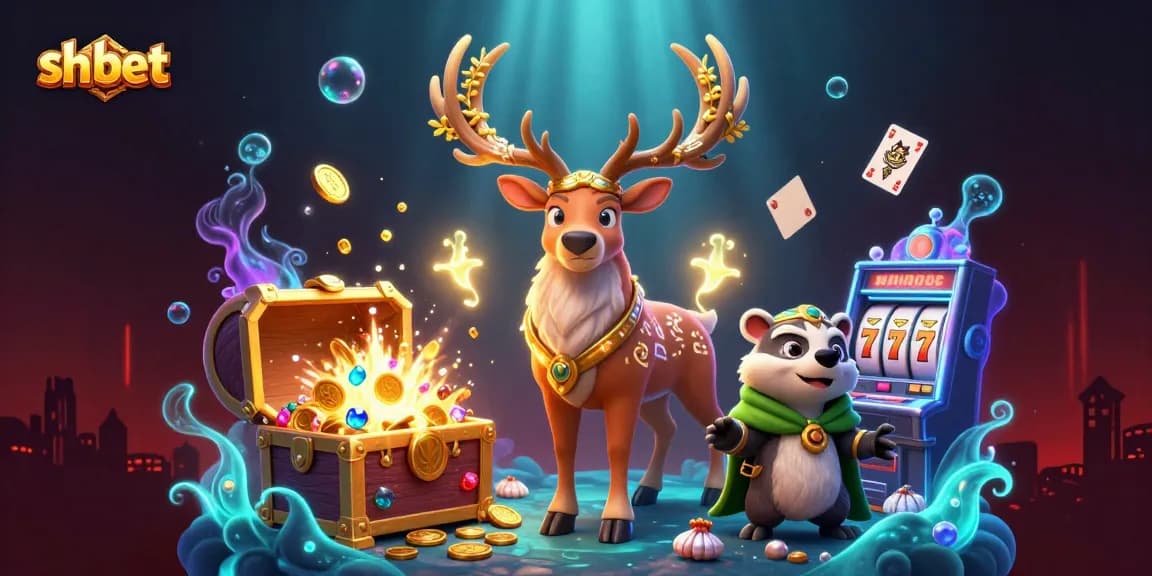 Engage with the sh bet experience through vibrant 3D casino elements and fantasy characters.