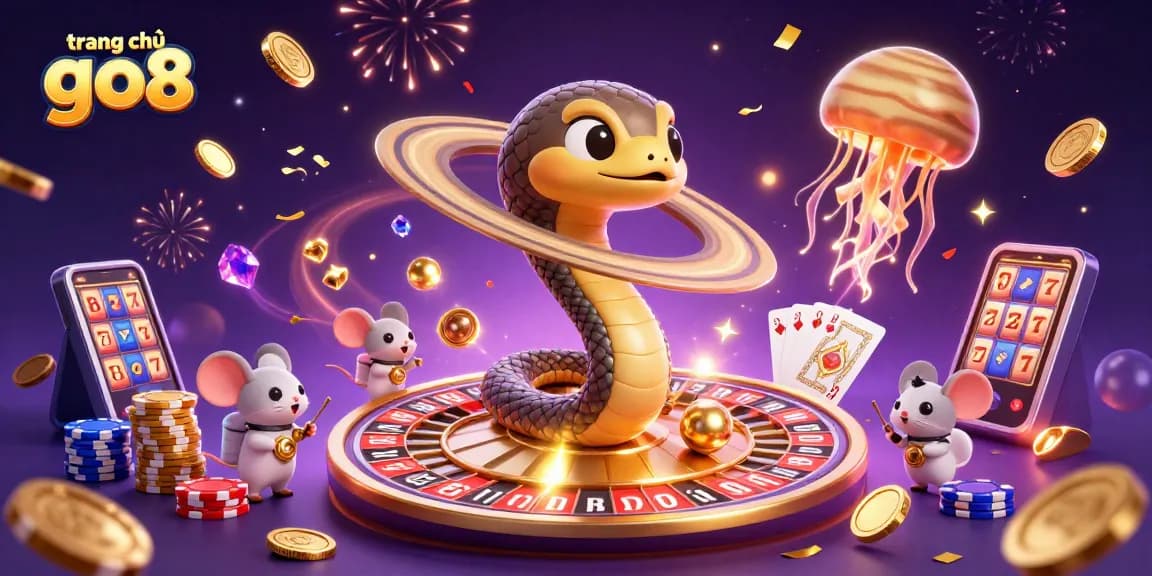 Experience the excitement at trang chủ go8 with vibrant gambling elements and interactive characters.