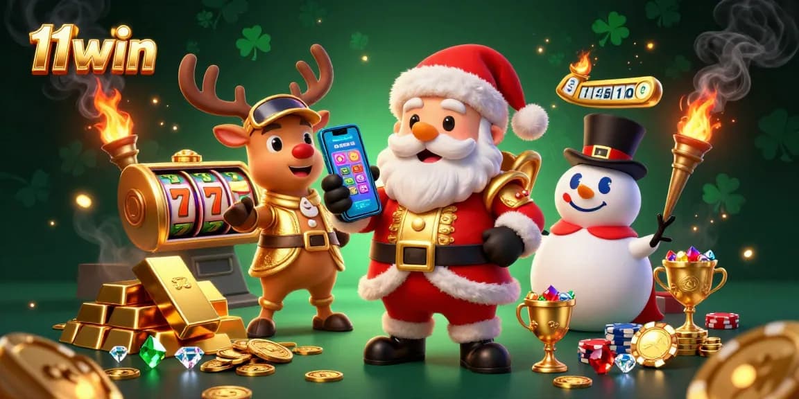 Experience thrilling slots and jackpots at 11win with colorful casino characters and vibrant treasures