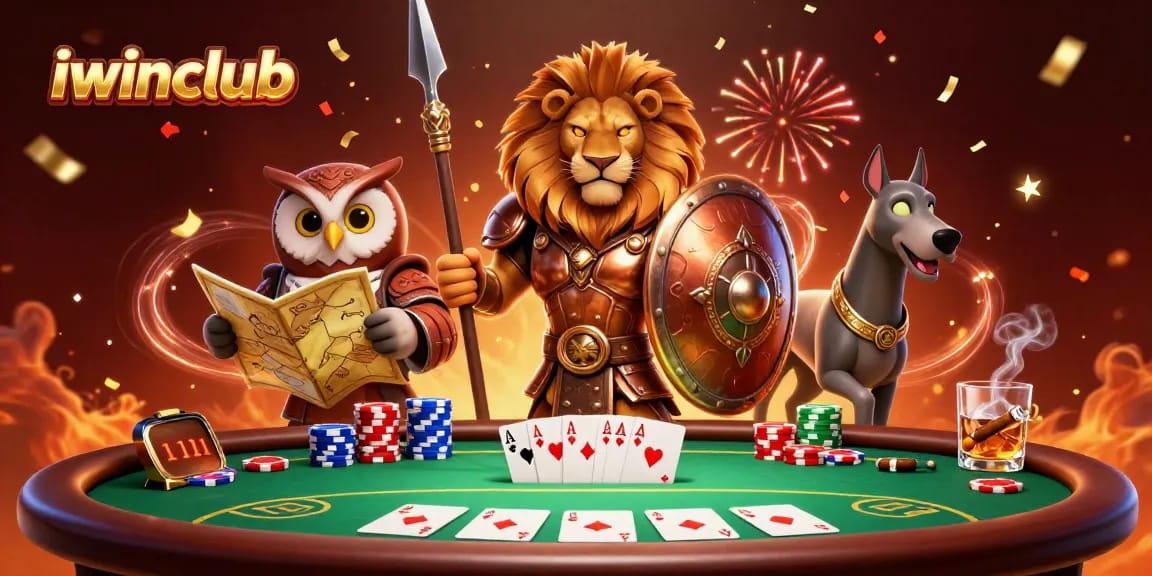 Engage in thrilling strategies with iwinclub’s vibrant casino atmosphere featuring poker action.