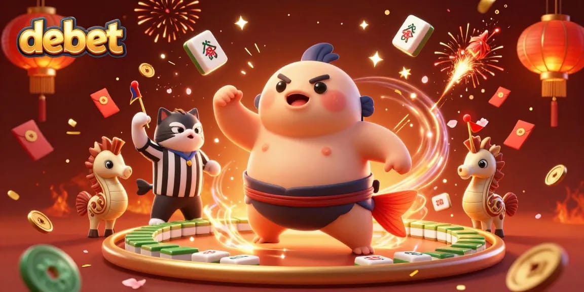 Experience exciting gameplay at debet with vibrant characters in a lively casino scene.