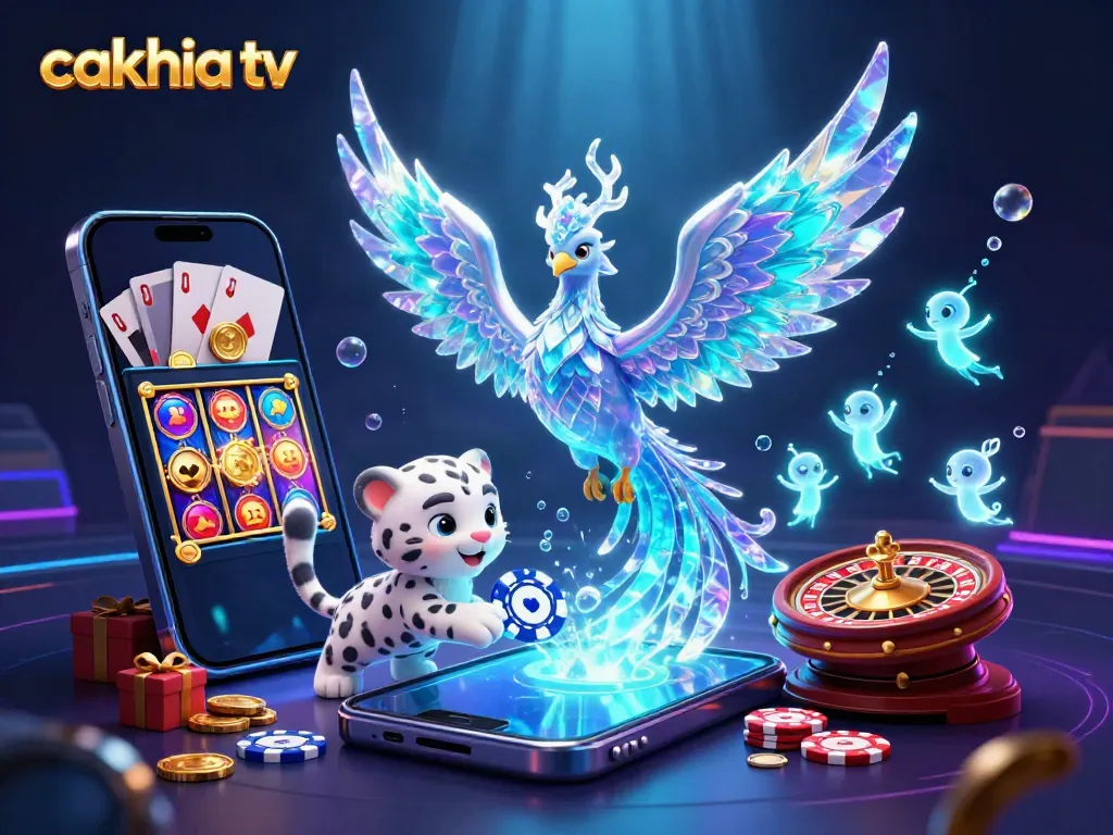 Cakhia TV showcases thrilling gaming moments featuring immersive characters and vibrant casino elements.