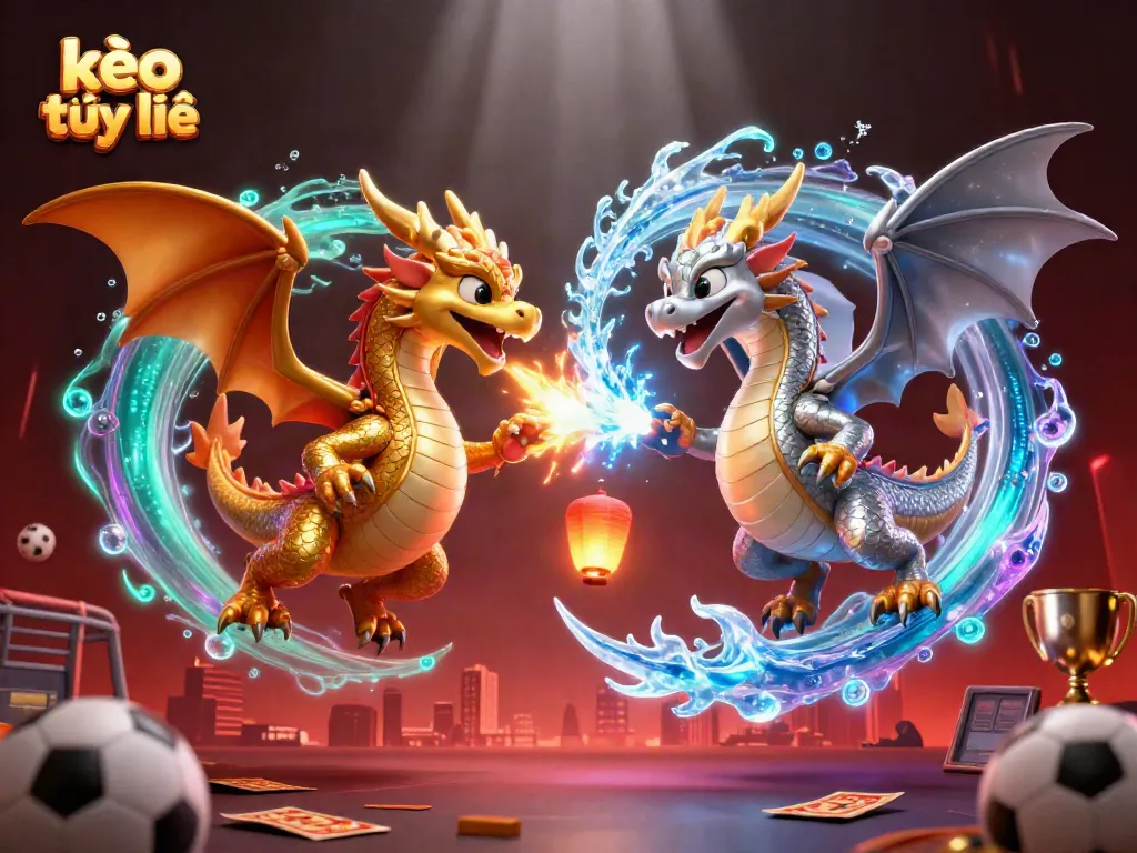 Engage in thrilling sports betting excitement with kèo trực tuyến and dynamic dragons in action.
